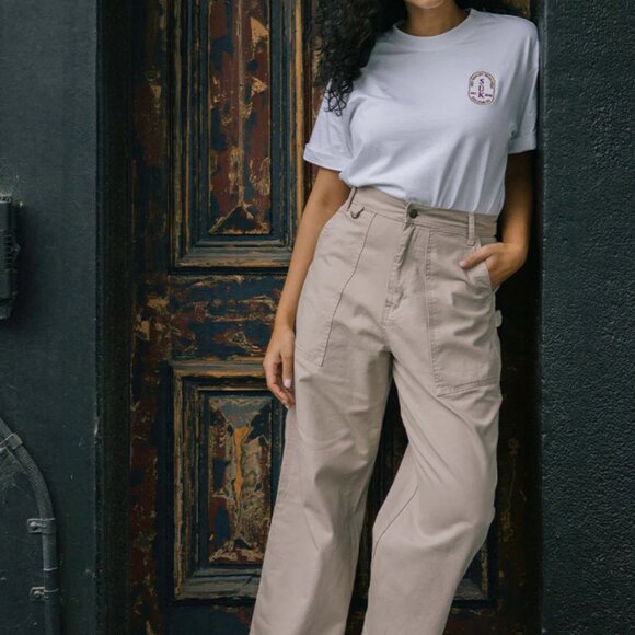 SUK Workwear Construction Pants Stone - Picture 3 of 5